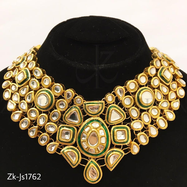 Glamours Kundan Necklace Set