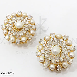 Floral Crystal Necklace Set