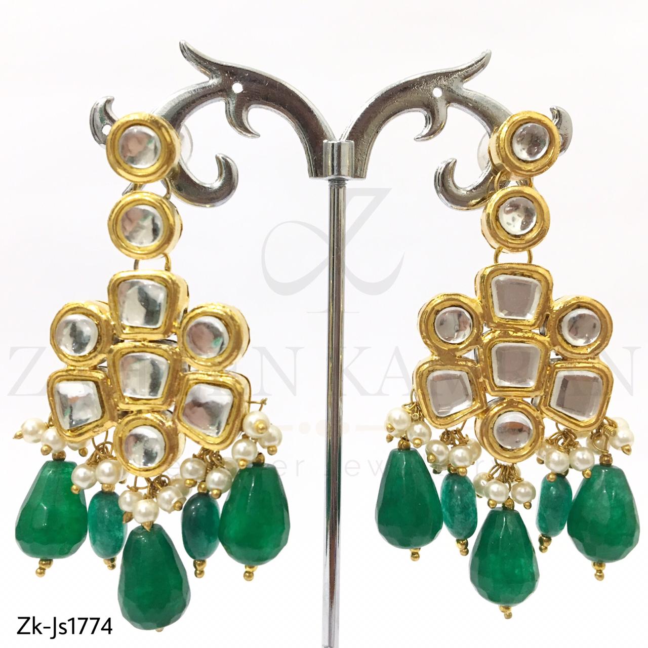 3 Layer Kundan Fancy Necklace Set