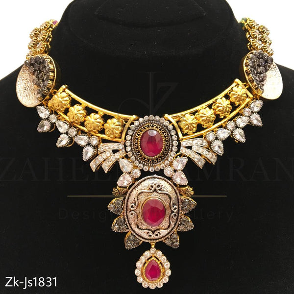 Antique Ruby Necklace set