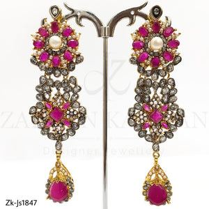 Heavy Ruby Necklace kit set