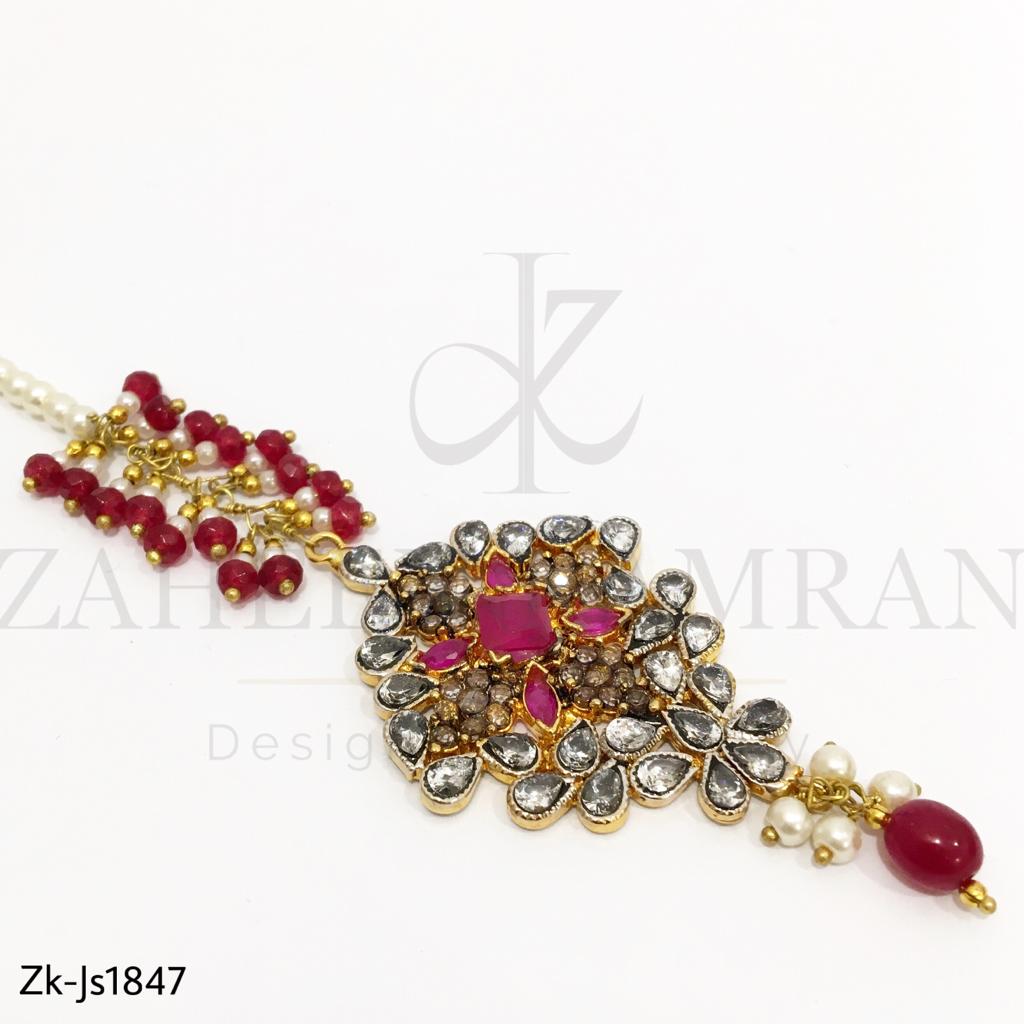 Heavy Ruby Necklace kit set