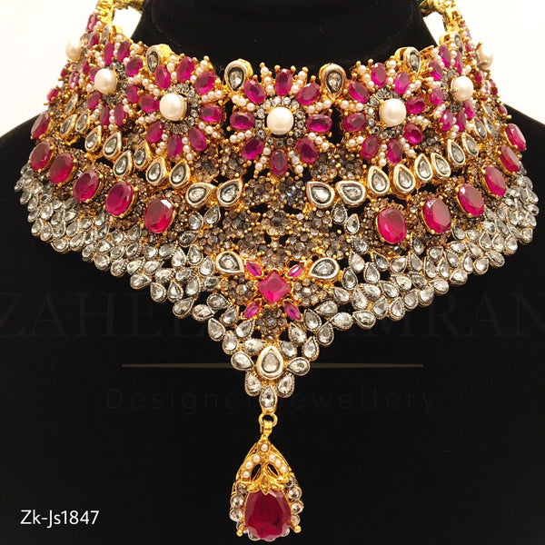 Heavy Ruby Necklace kit set