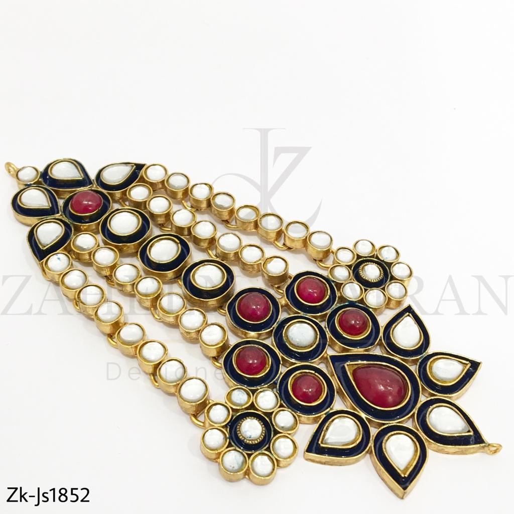 Fancy Ruby Designed Choker Set