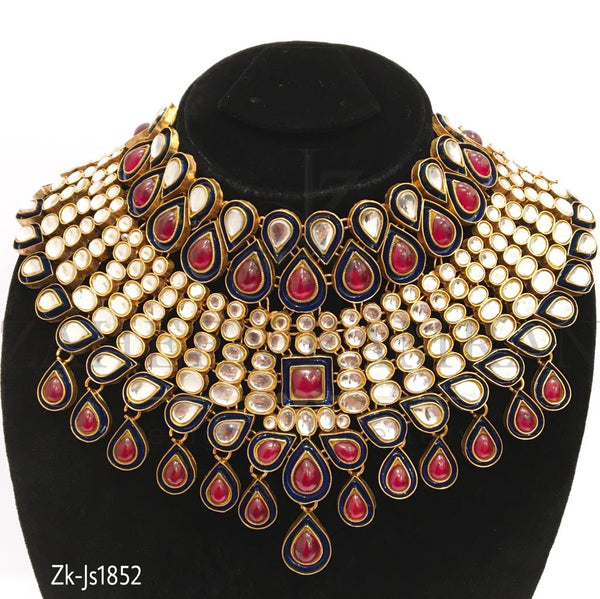 Fancy Ruby Designed Choker Set