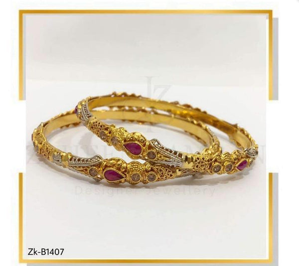 Ruby Hand Crafted Bangles