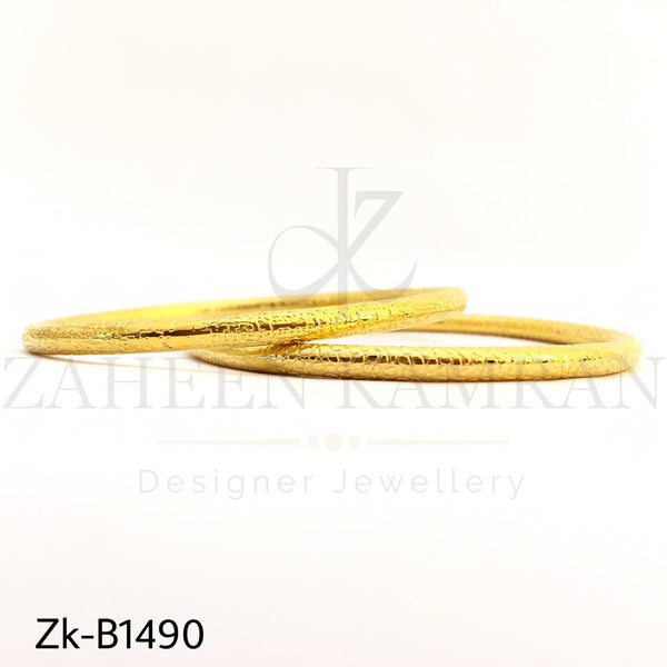 Cheetah textured bangles