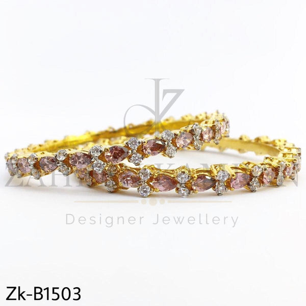 Coffee Zirconia Bangle