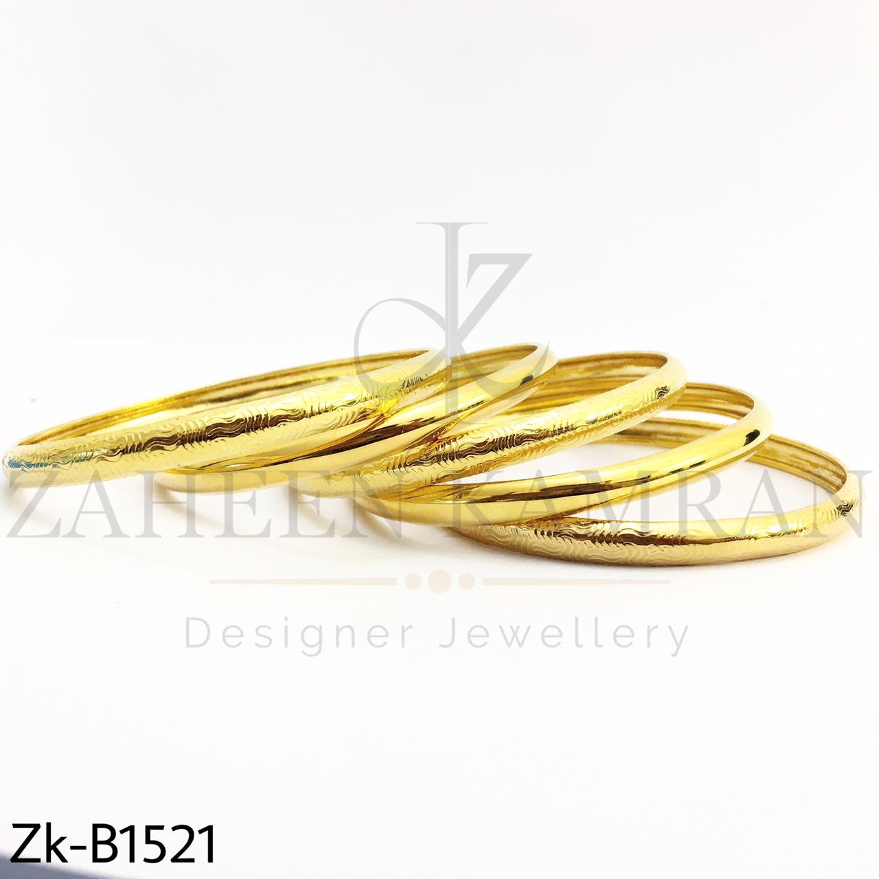 Textured plain bangles