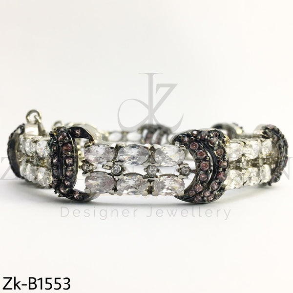 Silver Encrusted Bangle