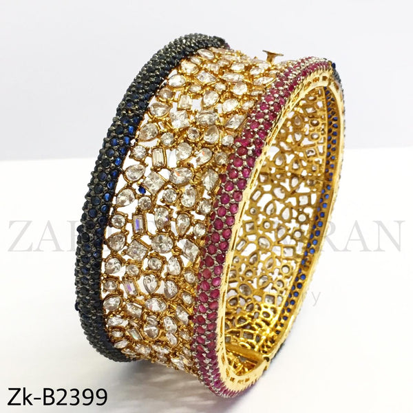 Zirconian Double Tone Bangle