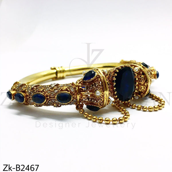 Sapphire Traditional Bangle