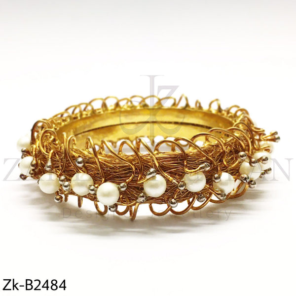 3d Pearls Bangle