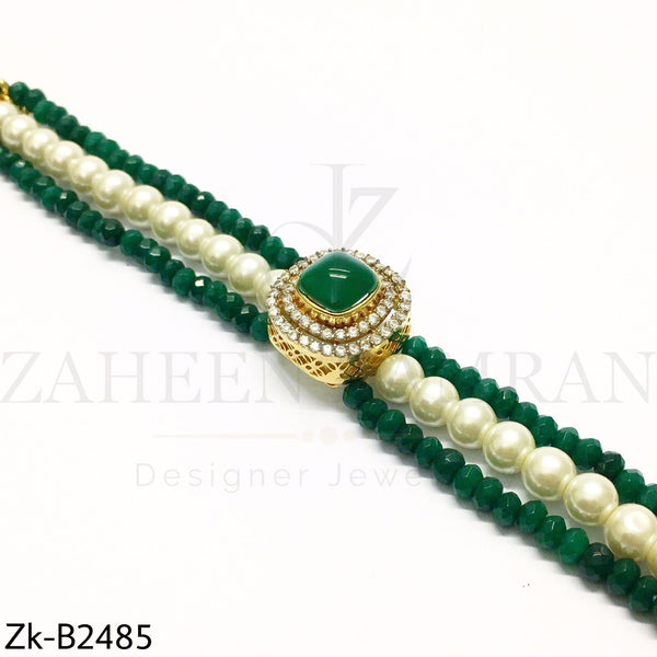 Emerald Woved bracelet