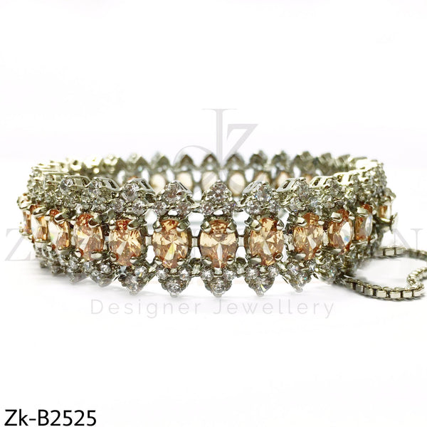 Silver Champagne Bangle