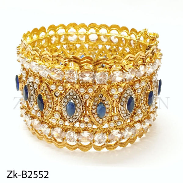 Sapphire zirconia bangle