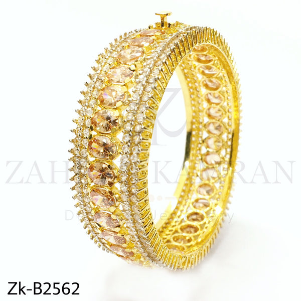 Champagne zirconia bangle