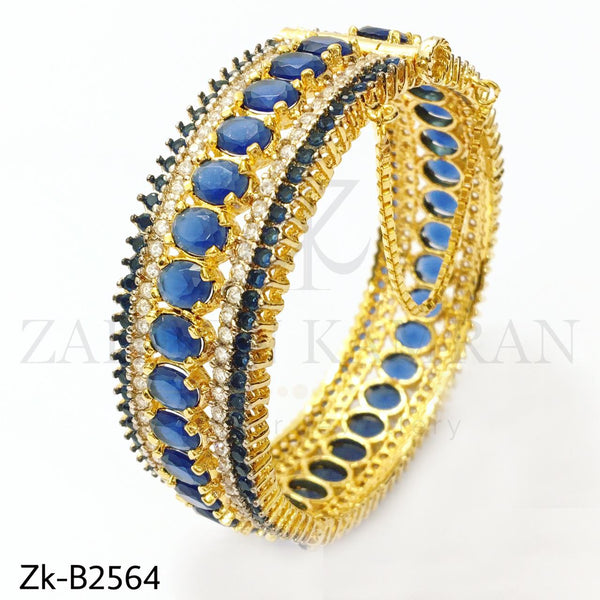 Sapphire zirconia bangle