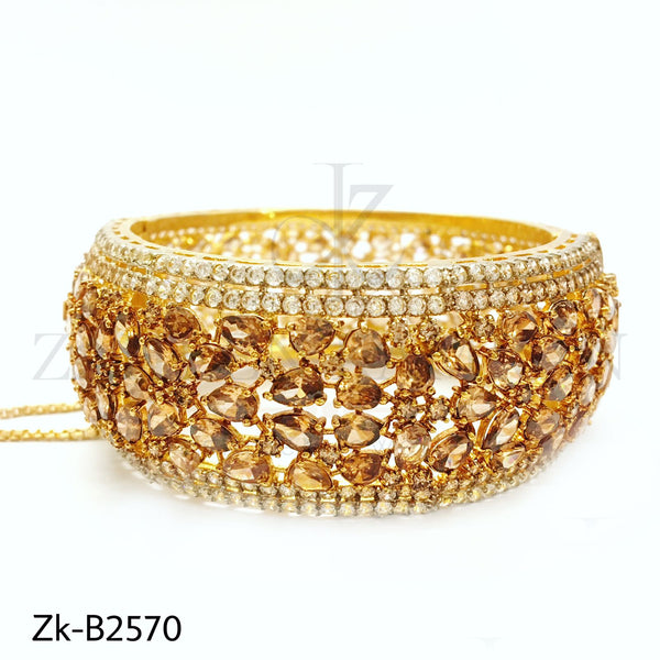 Champagne broad bangle