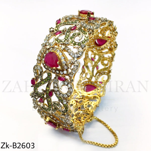 Ruby drop bangle