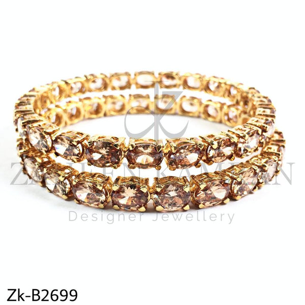 Flawless oval bangles