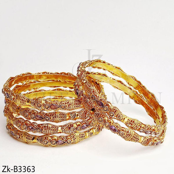 Majestic golden bangles.