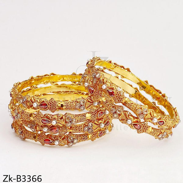 Adorable golden bangles.