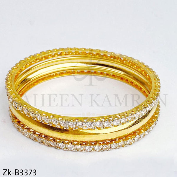 Stylish golden bangle.