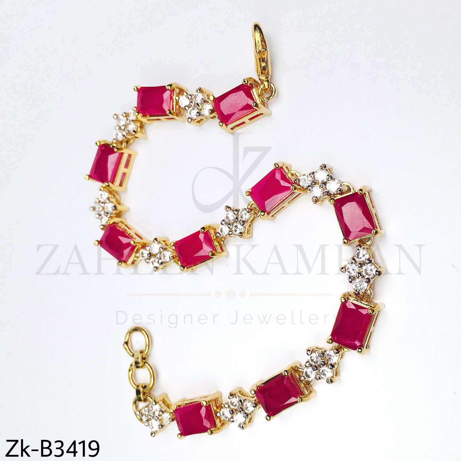 Garnet bracelet.