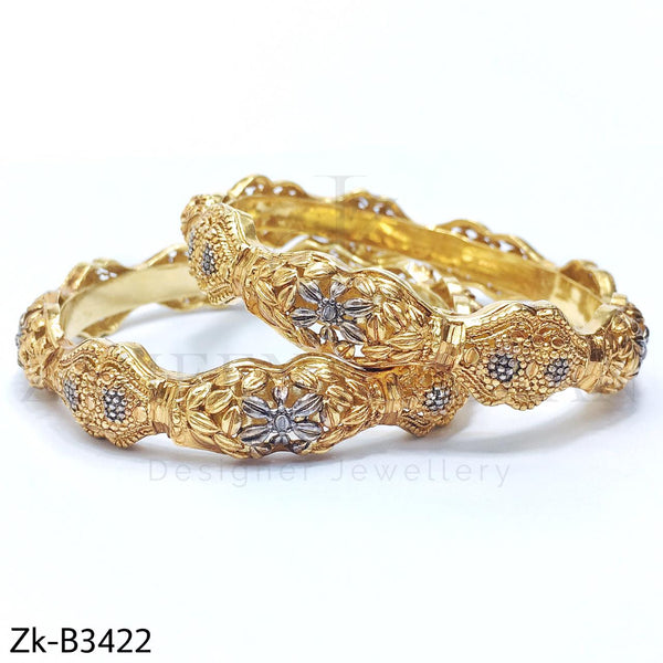 Classic golden bangles.