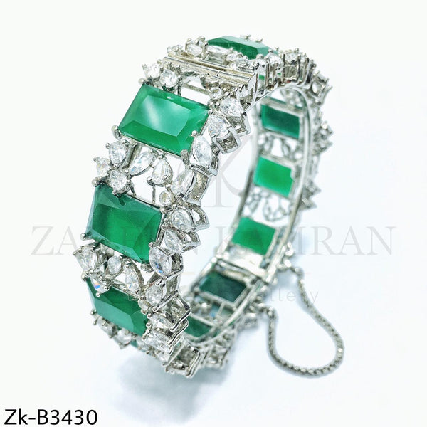 Emeralds sheesh bangle.