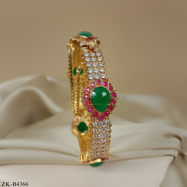 RUBY EMERALD BANGLE