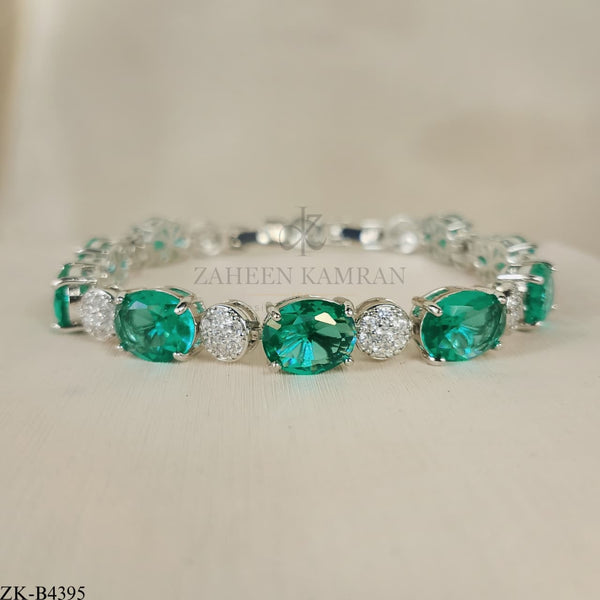 OVATE EMERALD BRACELET