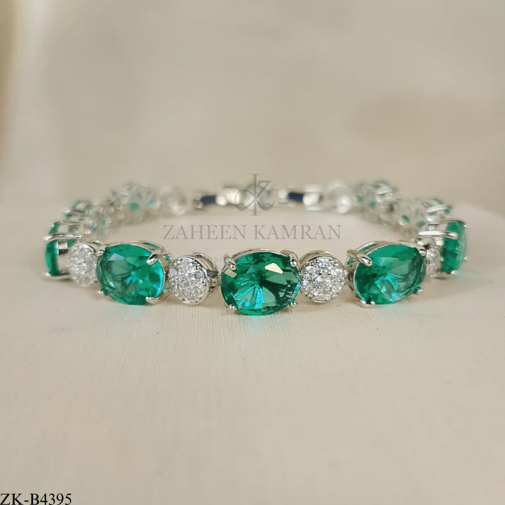 OVATE EMERALD BRACELET