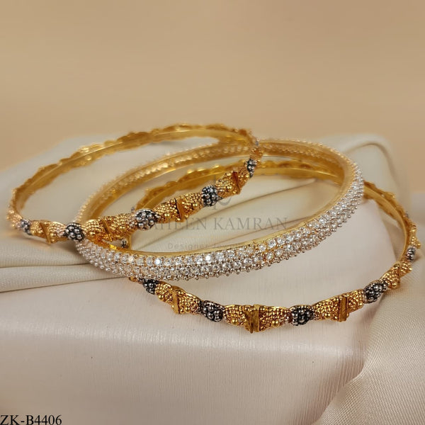 ANTIQUE ZIRCONIA BANGLES