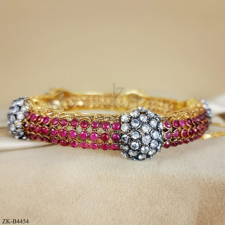 PINK ZIRCONIA BANGLE