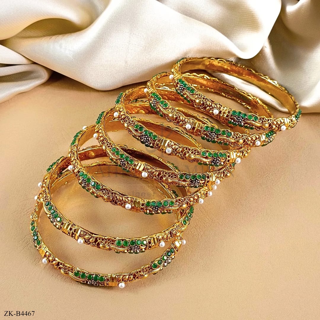 ANTIQUE EMERALD BANGLES