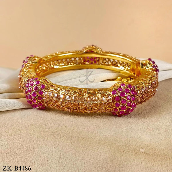PINK ZIRCONIA BANGLE