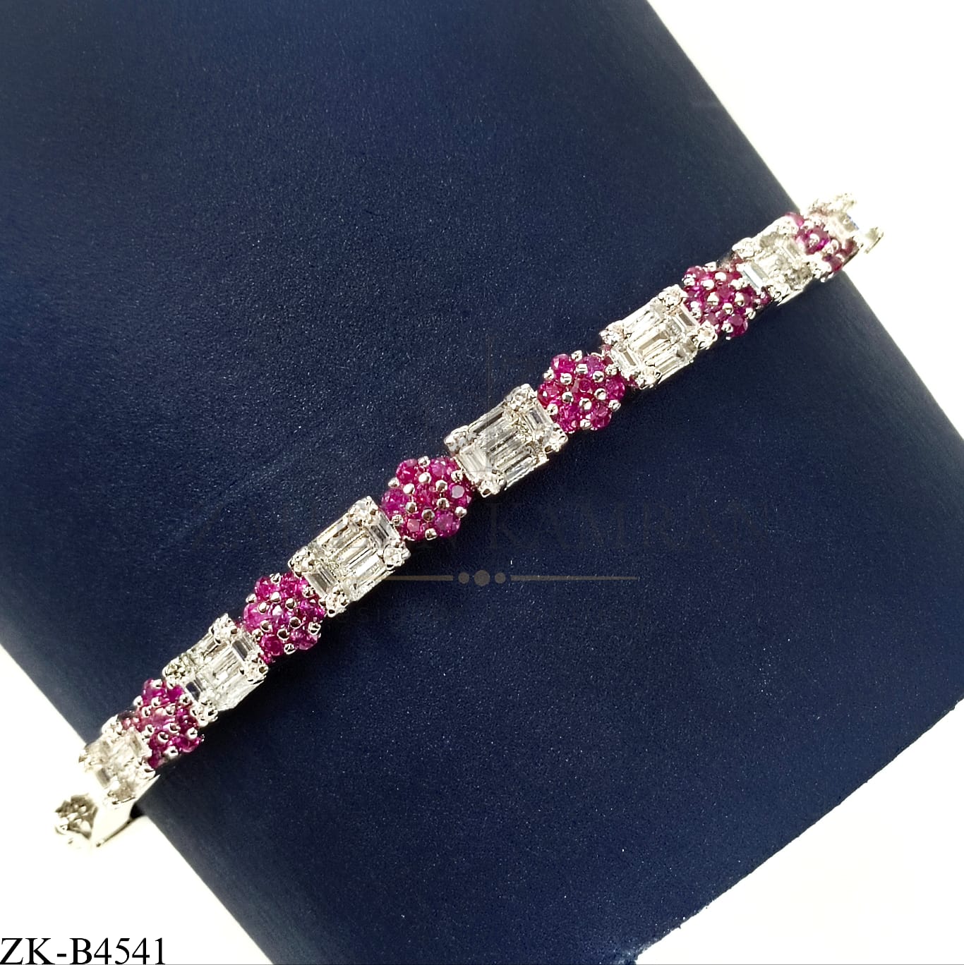 PINK ZIRCONIA BANGLE