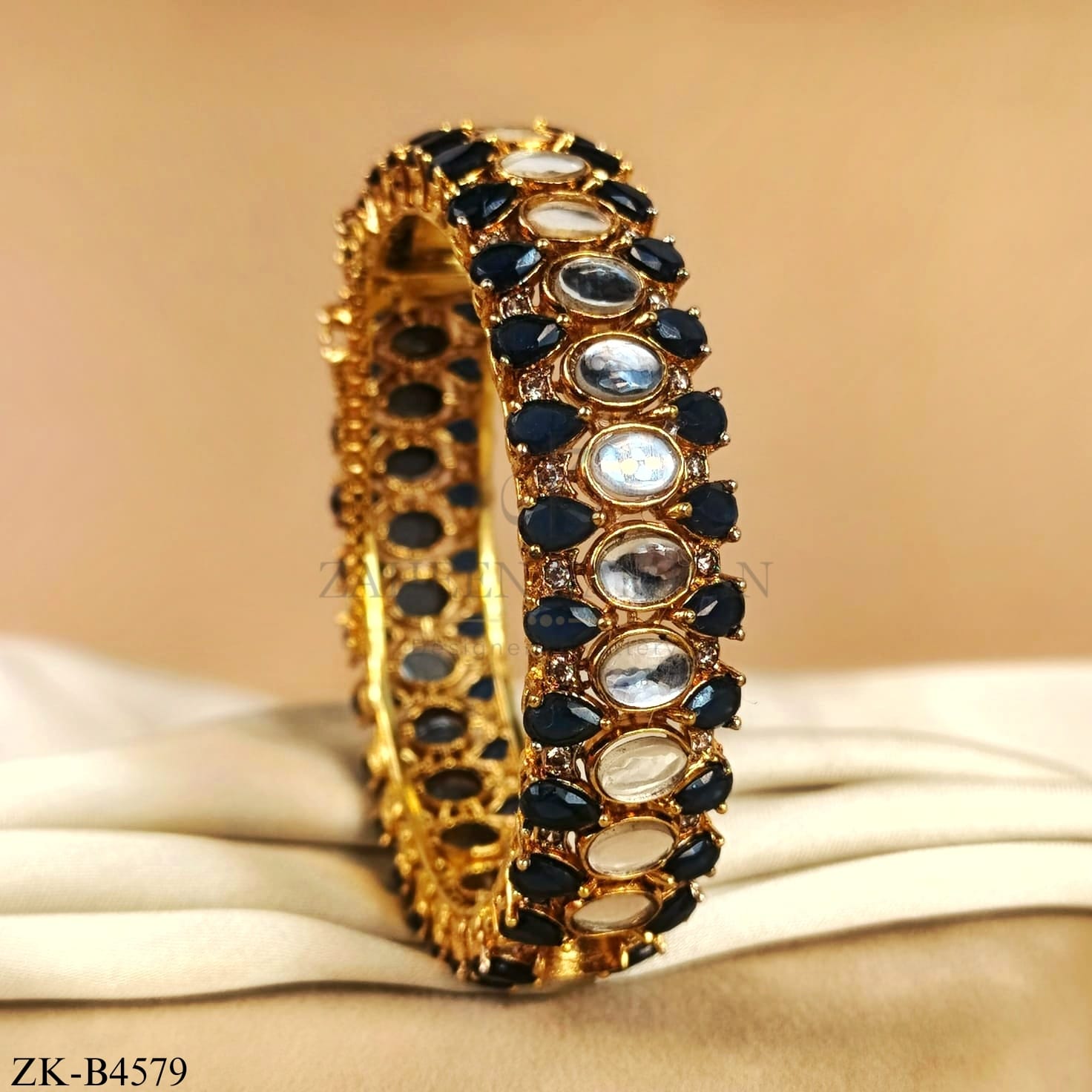 SAPPHIRE SHEESH BANGLE