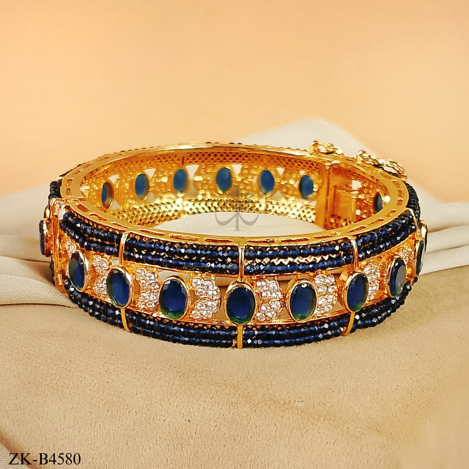 SAPPHIRE ZIRCONS BANGLE
