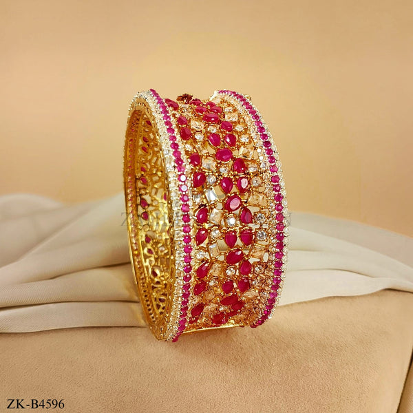 PINK ZIRCONIA BANGLE