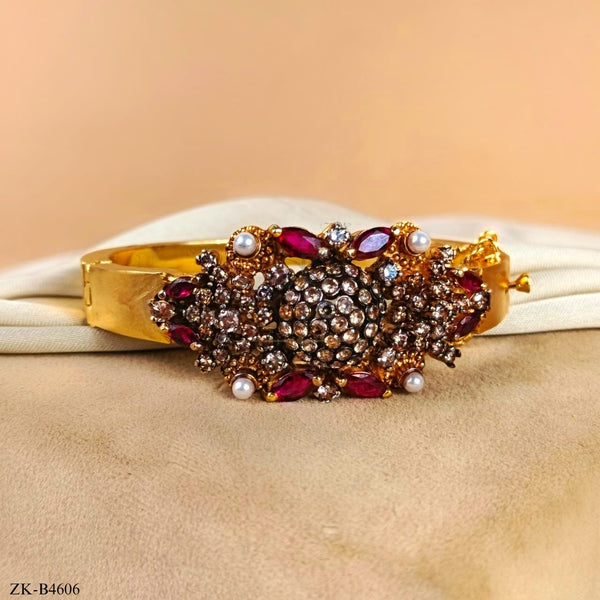 PINK ZIRCONIA BANGLE