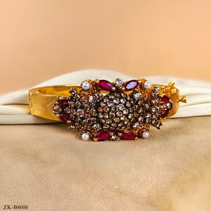 PINK ZIRCONIA BANGLE