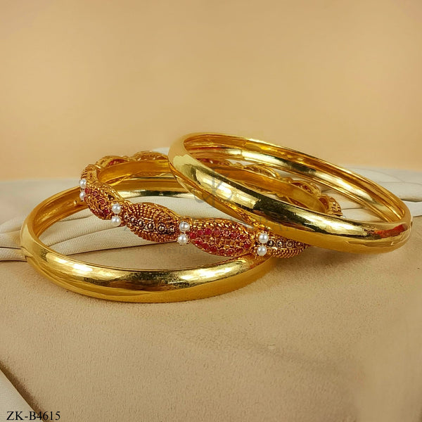 PINK ZIRCONIA BANGLES