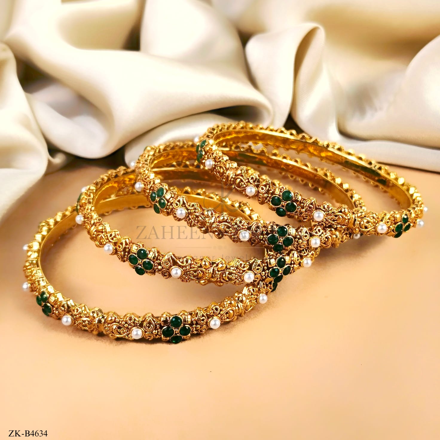 EMERALD BANGLES