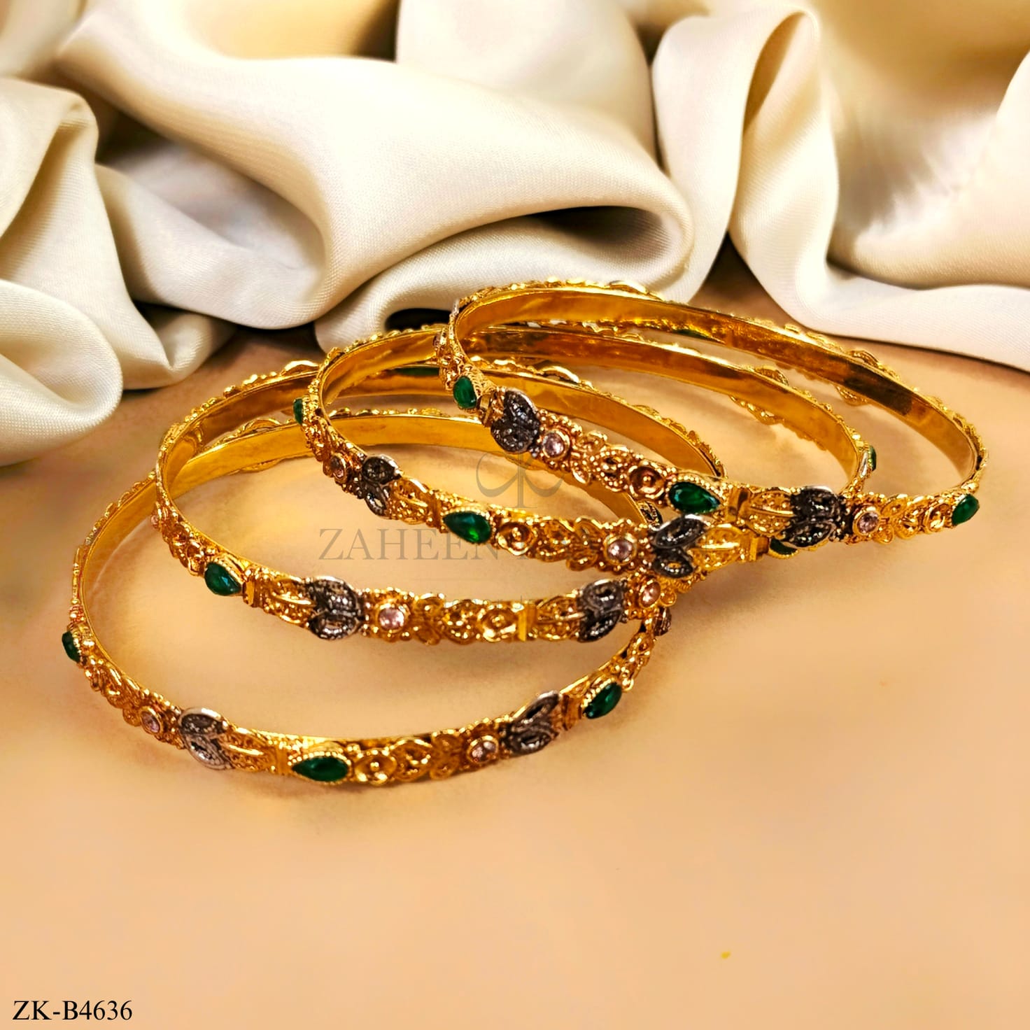 EMERALD BANGLES