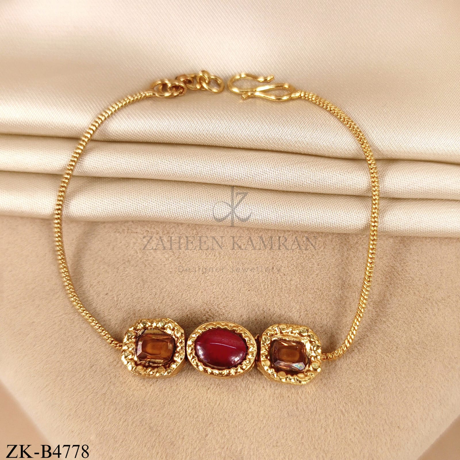 THREE GEM BRACELET