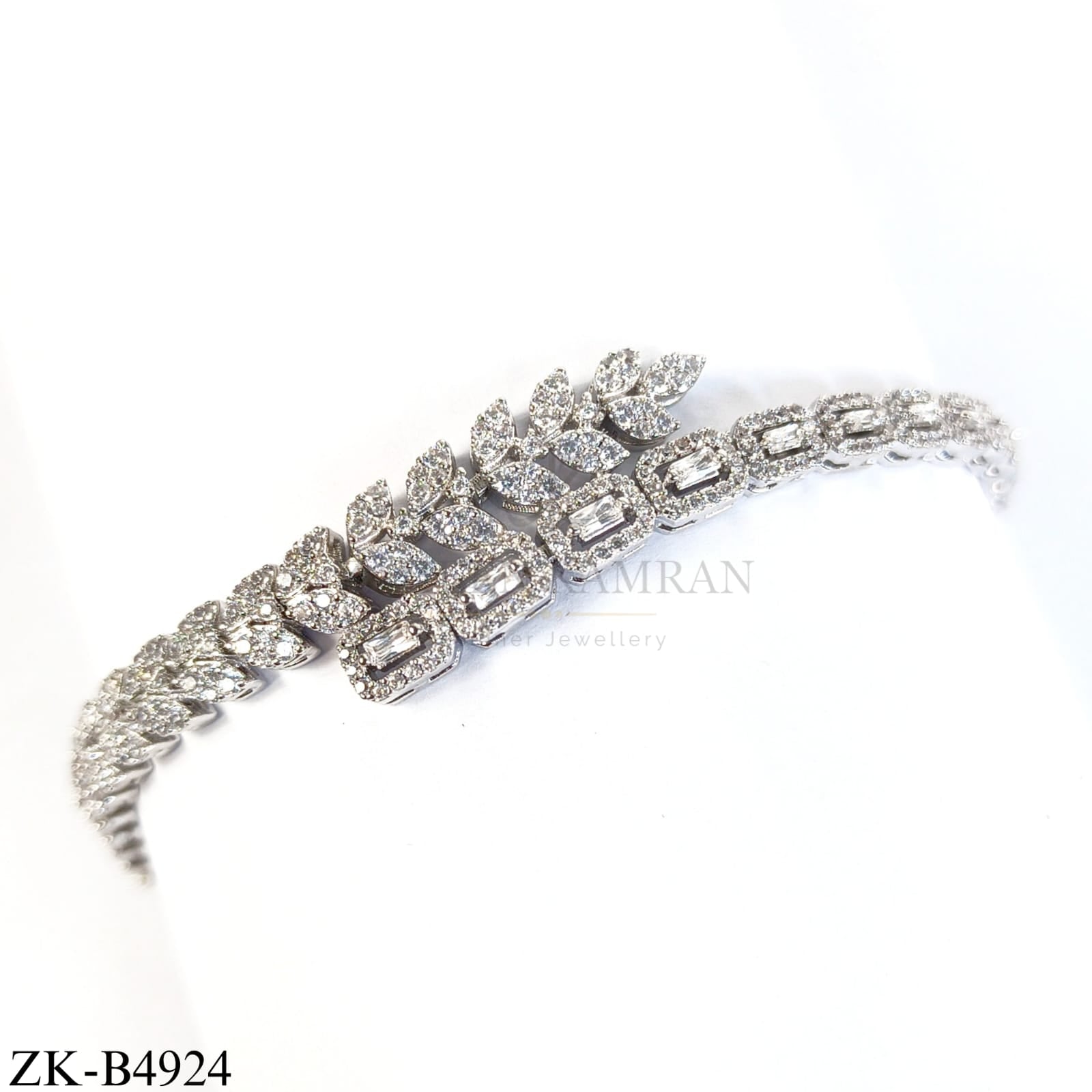 SILVER TONE CUFF BRACELET