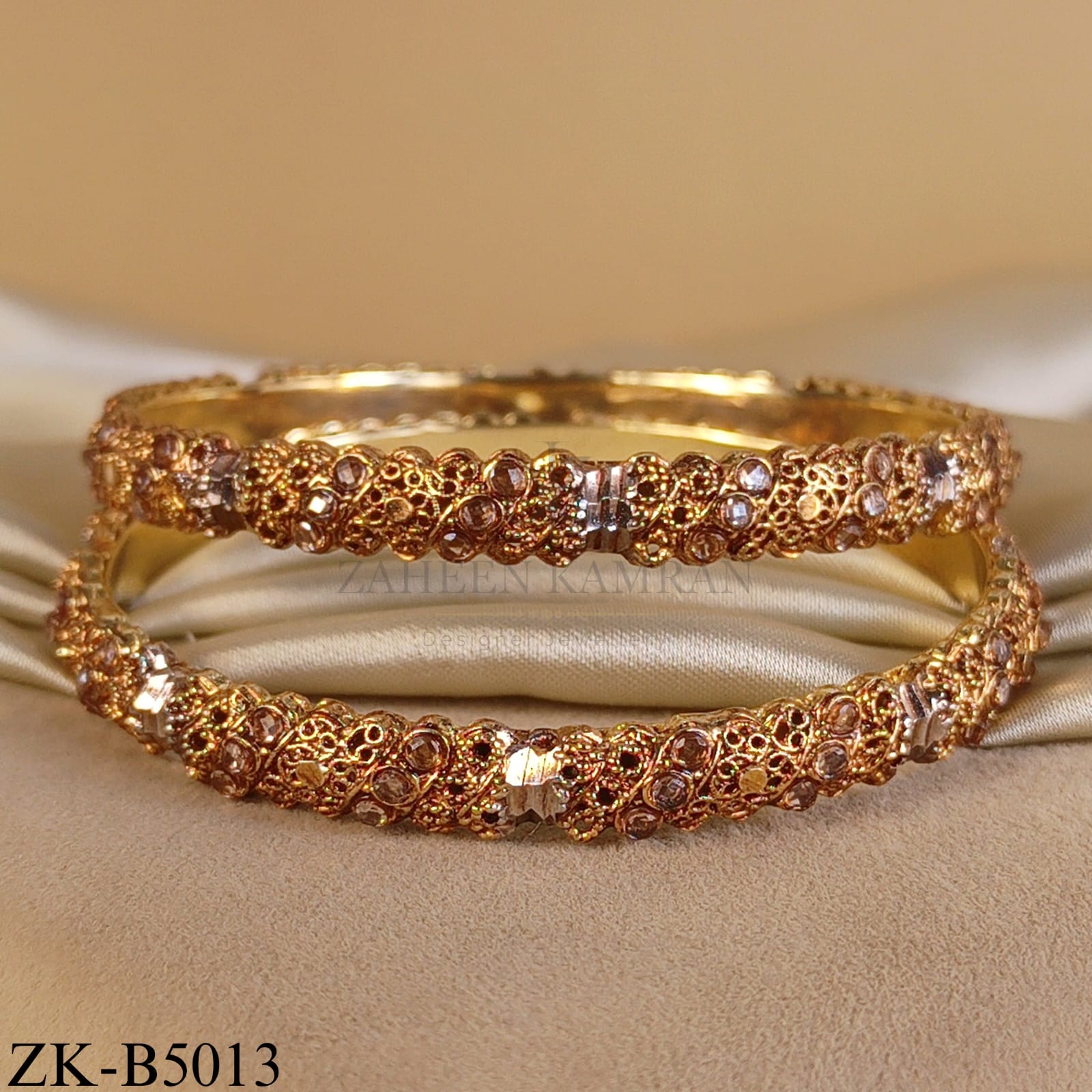 POLKI TEXTURED BANGLES